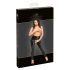 Noir - åpne, skinnende leggings (svart)