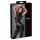 Cottelli - kortermet, skinnende overall (svart) - S