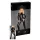 Noir - Skinnende, langermet jumpsuit (svart) - 3XL