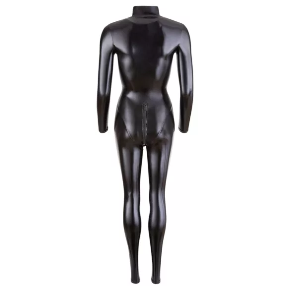 Cottelli - skinnende langermet festdress (svart) - S