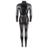 Cottelli - skinnende langermet festdress (svart) - S