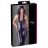 Cottelli Party - Glitrende catsuit (svart)