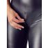 Cottelli Party - Glitrende catsuit (svart) - M