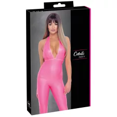 Cottelli Party - Rosa jumpsuit med dyp utringning på ryggen
