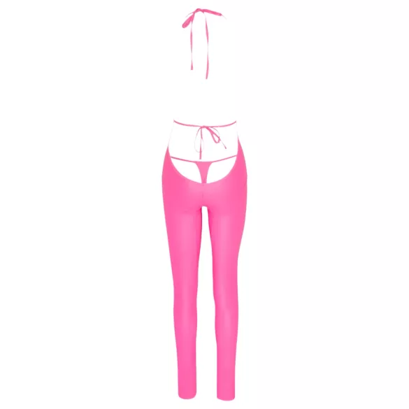 Cottelli Party - Rosa jumpsuit med dyp utringning på ryggen - L