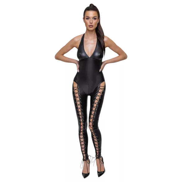 Cottelli Party - halter bodydrakt i svart - XL