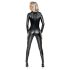Noir - lang jumpsuit med slangeskinnmønster (svart) - L