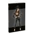 Noir - jumpsuit med blondeoverdel (svart) - L