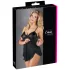 Cottelli - Lang, fristende babydoll (svart) - M