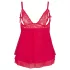 Cottelli Plus Size - Blonde babydoll, lett og luftig (rød)