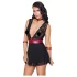 Cottelli Bondage - Halsbånd blonde babydoll (svart) - M