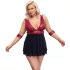 Cottelli Bondage Plus Size - babydoll (rød)