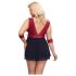 Cottelli Bondage Plus Size - babydoll (rød) - 3XL
