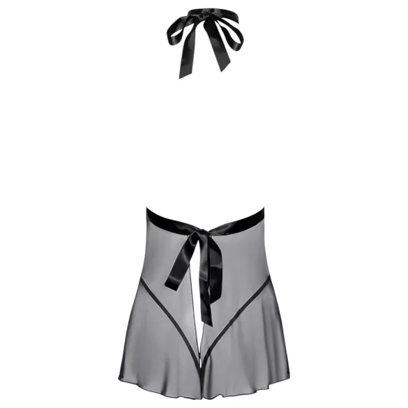 Kyssbar - halterneck blonder babydoll (svart)