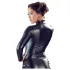 Cottelli - Glansfull svart topp med lange ermer - M