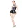 Black Level - kroppssmykke med halspynt (svart) - M