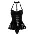 Black Level - kroppssmykke med halspynt (svart) - L