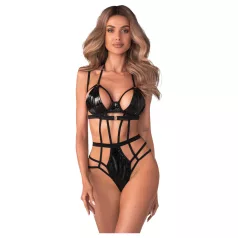 Obsessive Keira - stroppeløs body (svart) - L/XL