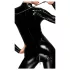 Noir - glidelås, langermet jumpsuit (svart) - XL