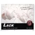 Fetish - Laken i lakk - 200 x 230 cm (hvit)