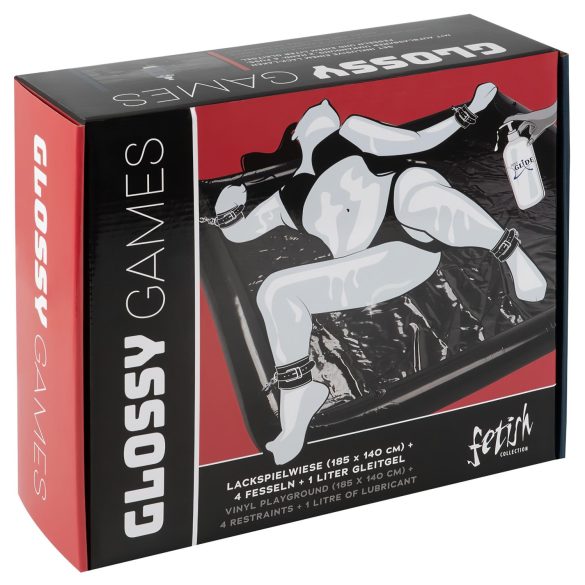 Fetish Glossy Games - origiabasseng med håndjern (140x185cm)