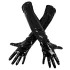 Black Level - Skinnende lakkhansker (svart) - XL