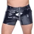 Black Level - Lakkshorts m/lommer (svart) - M