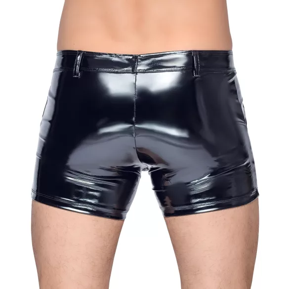 Black Level - Lakkshorts m/lommer (svart) - M
