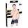 Black Level - Lakkshorts m/lommer (svart) - L