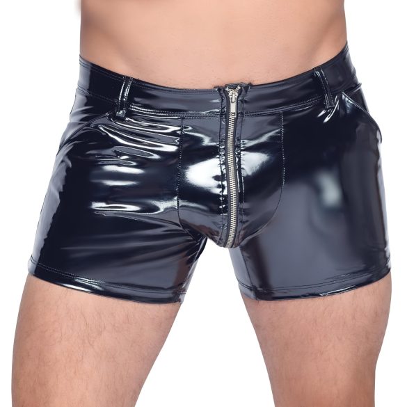 Black Level - Lakkshorts m/lommer (svart) - L