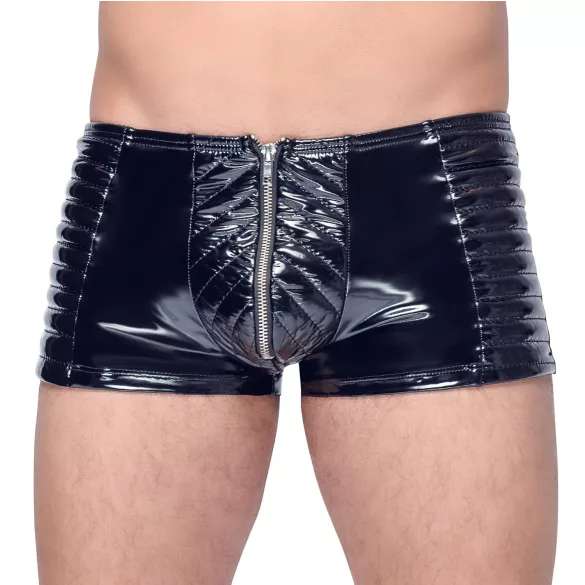 Black Level - glidelås herreshorts (svart) - M