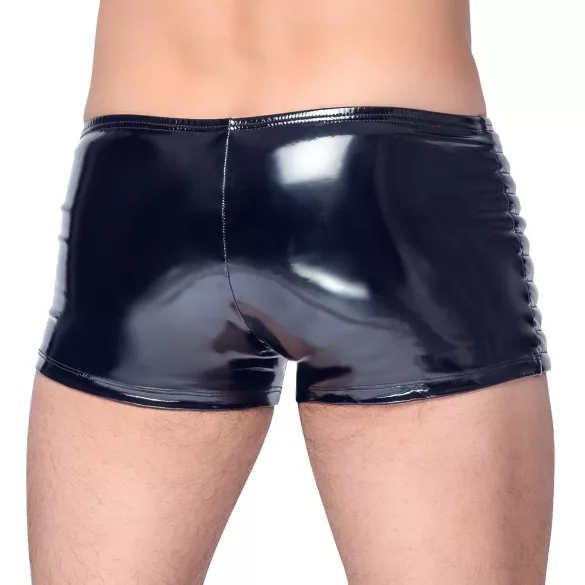 Black Level - glidelås herreshorts (svart) - M