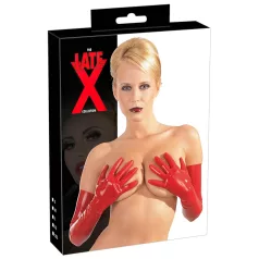 LATEX - lange, unisex hansker (rød) - M