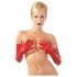LATEX - lange, unisex hansker (rød) - M