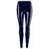 LATEX - glidelåsbukser i leggingsstil (svart)