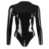 LATEX - langermet damebody (svart) - L