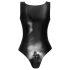 LATEX - hel glidelås latexbody (svart)