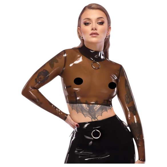 LATEX - Transparent Latex Top (Transparent Black) - S-L - M