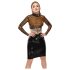 LATEX - Transparent Latex Top (Transparent Black) - S-L - 2XL