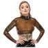 LATEX - Transparent Latex Top (Transparent Black) - S-L - 2XL