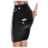 LATEX - latex midtskjørt (svart) - 2XL