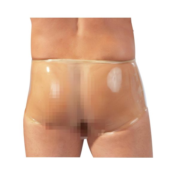 LATEX - bokser + penisetui (naturlig) - L/XL