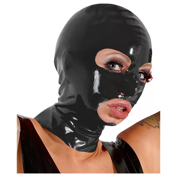 Latex sugemaske (svart)
