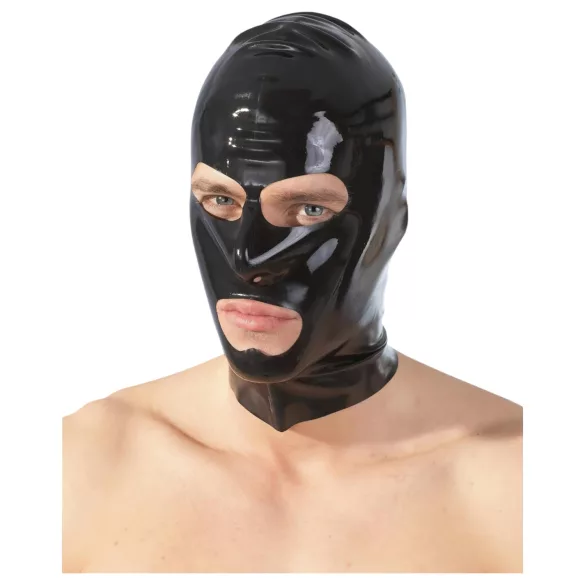 Latex sugemaske (svart)