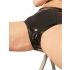 LATEX - kvinne truse med kondom (svart) - L