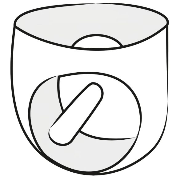 LATEX - Herreundertøy med innebygd analdildo (svart) - M