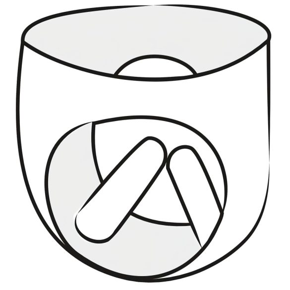 LATEX - 2pk Kvinnetruser med Oppblåsbare Innvendige Dildoer (svart) - M