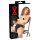 LATEX - 2pk Kvinnetruser med Oppblåsbare Innvendige Dildoer (svart) - L