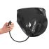 LATEX - 2pk Kvinnetruser med Oppblåsbare Innvendige Dildoer (svart) - XL