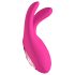 Mrow - oppladbar, 3-armet klitorisvibrator (rosa)